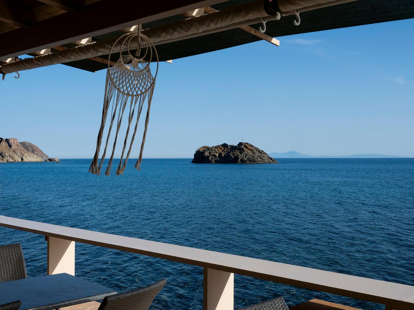 Sappho Hotel Skala Eresou Buitenkant foto